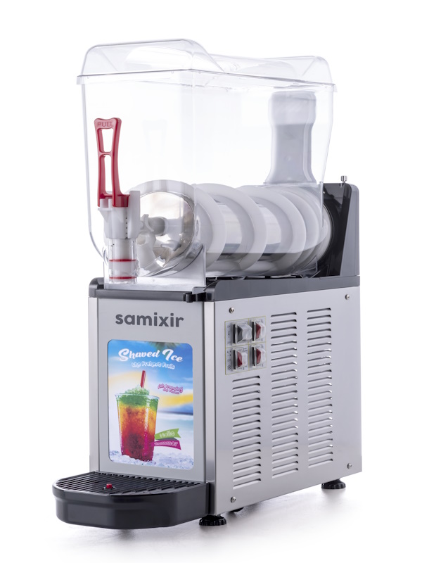 SAMİXİR Slush12.IA Ice Slush Meyve Suyu Dispenseri, 12 lt, Inox